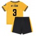 Maillot de foot Wolves Rayan Ait-Nouri #3 Domicile vêtements enfant 2024-25 Manches Courtes (+ pantalon court)